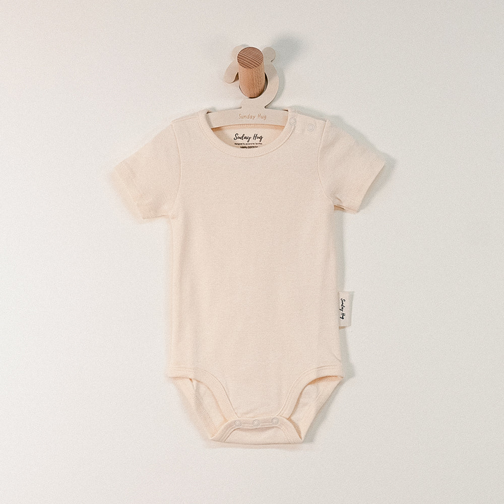 Baby Bodysuit - Short Sleeves - Sunday Hug - Sunday Hug - Cotton - S (3M) - Baby Essentials