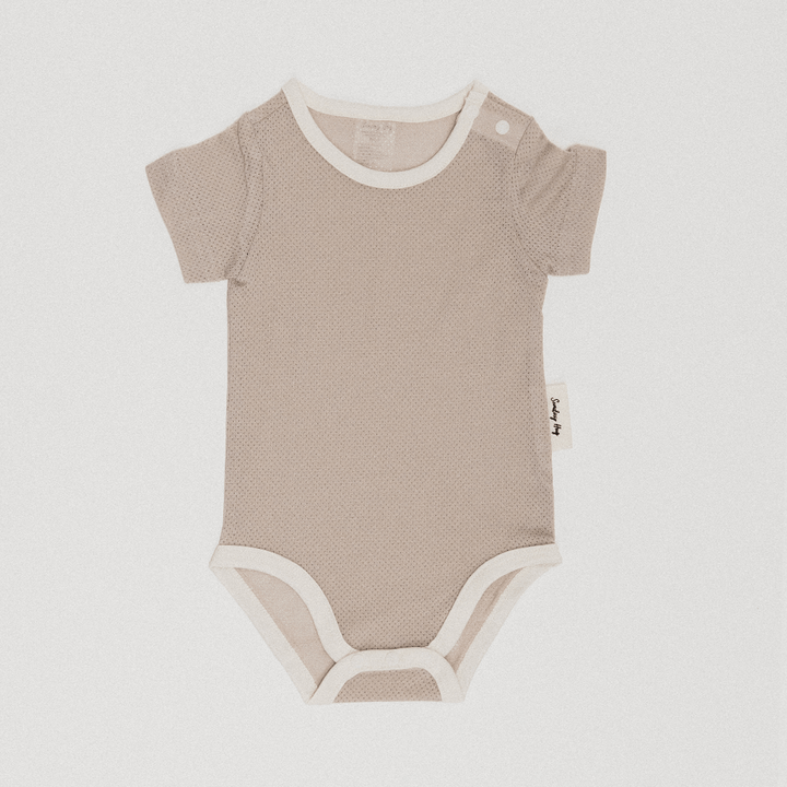 Baby Bodysuit - Short Sleeves - Sunday Hug - Sunday Hug - Mesh - S (3M) - Baby Essentials