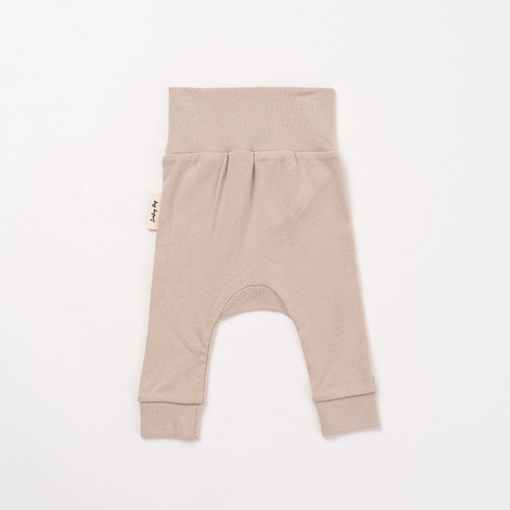 Baby Jogger Pants in Oat Beige - Sunday Hug